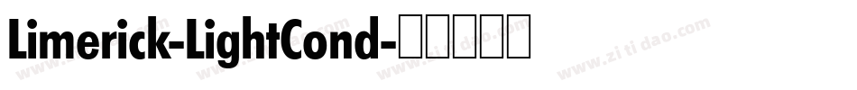 Limerick-LightCond字体转换