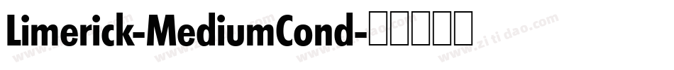 Limerick-MediumCond字体转换