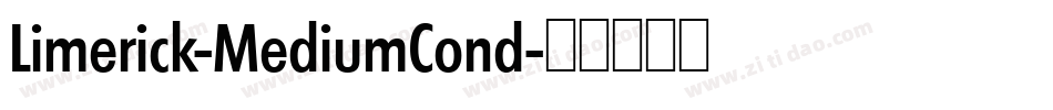 Limerick-MediumCond字体转换