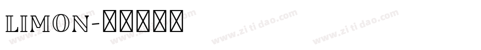 limon字体转换