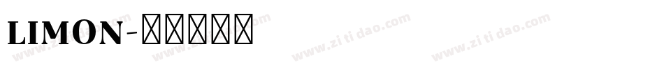 limon字体转换