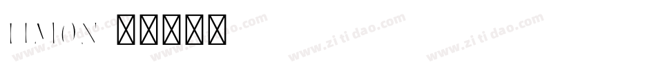 limon字体转换