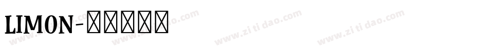 limon字体转换