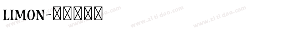 limon字体转换