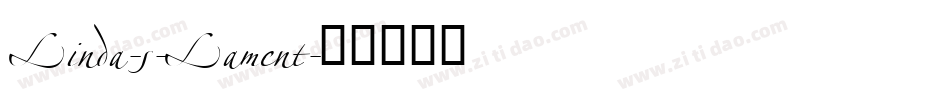 Linda-s-Lament字体转换