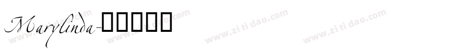 Marylinda字体转换
