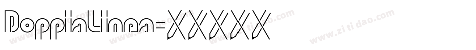 DoppiaLinea字体转换