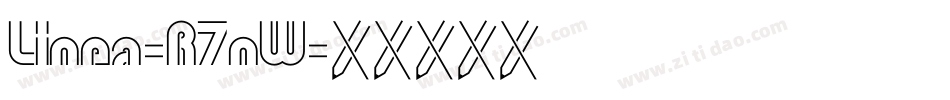 Linea-R7nW字体转换