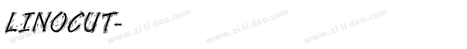 LINOCUT字体转换