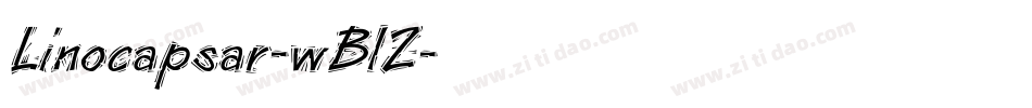 Linocapsar-wBlZ字体转换