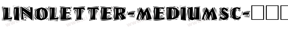LinoLetter-MediumSC字体转换