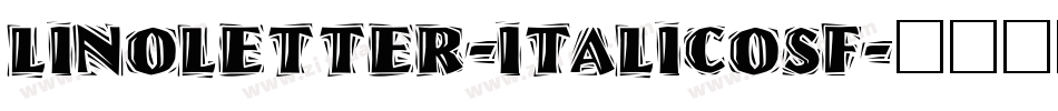 LinoLetter-ItalicOsF字体转换