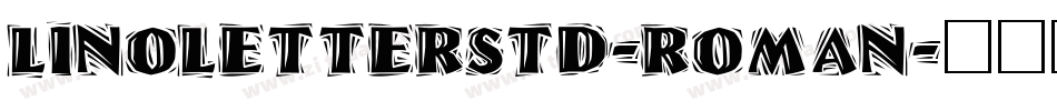 LinoLetterStd-Roman字体转换