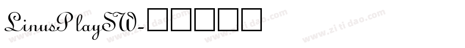LinusPlaySW字体转换