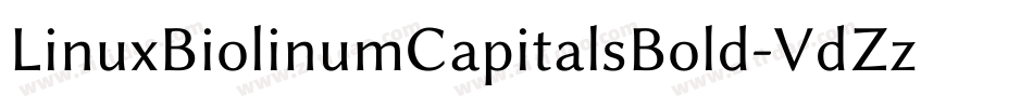 LinuxBiolinumCapitalsBold-VdZz字体转换