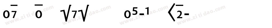 LisboaSansLF-Bold字体转换