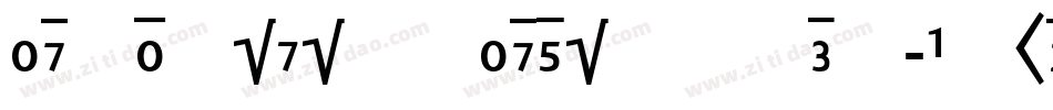 LisboaSansLigatures-Bold字体转换