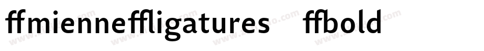 AmienneLigatures-Bold字体转换