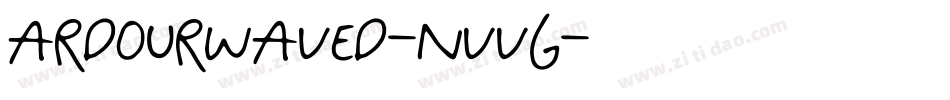 ArdourWaved-nvvg字体转换