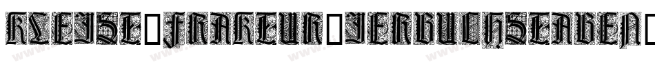 Kleist-FrakturZierbuchstaben字体转换