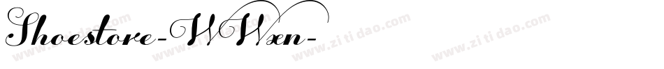 Shoestore-WWxn字体转换