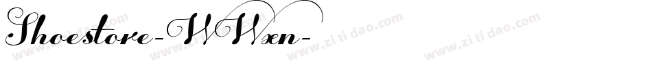 Shoestore-WWxn字体转换