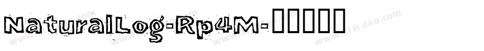 NaturalLog-Rp4M字体转换