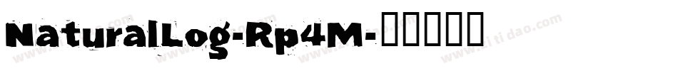 NaturalLog-Rp4M字体转换