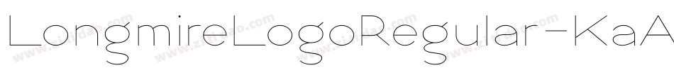 LongmireLogoRegular-KaAX字体转换 LongmireLogoRegular-KaAX字体转换