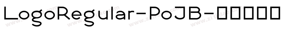 LogoRegular-PoJB字体转换