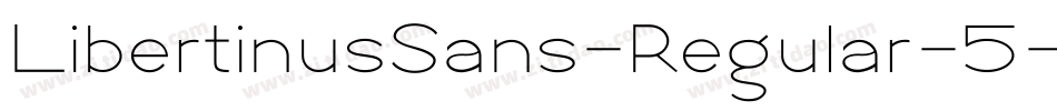LibertinusSans-Regular-5字体转换