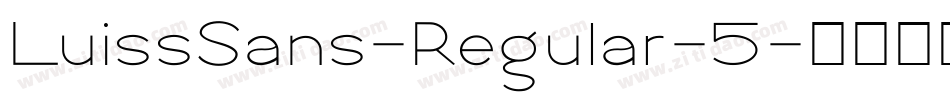 LuissSans-Regular-5字体转换