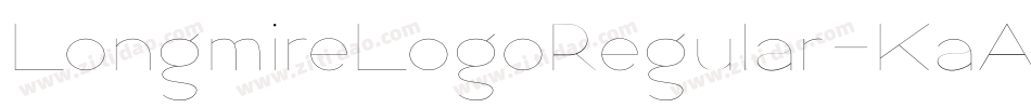 LongmireLogoRegular-KaAX字体转换 LongmireLogoRegular-KaAX字体转换