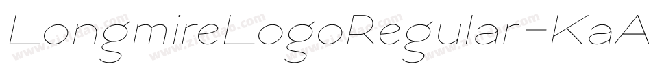 LongmireLogoRegular-KaAX字体转换 LongmireLogoRegular-KaAX字体转换