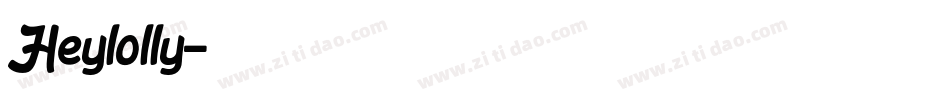 Heylolly字体转换