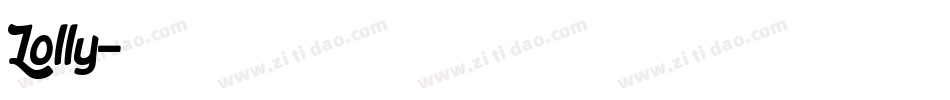 Lolly字体转换