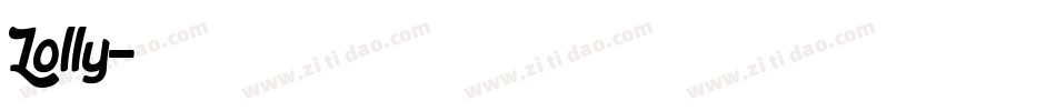 Lolly字体转换