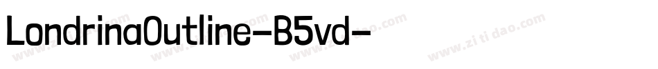 LondrinaOutline-B5vd字体转换