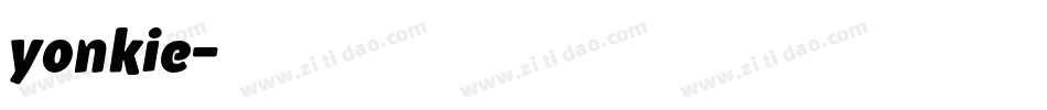 yonkie字体转换