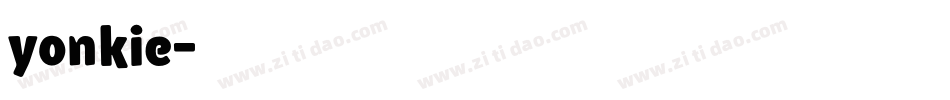 yonkie字体转换