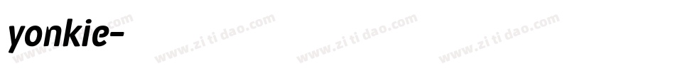 yonkie字体转换