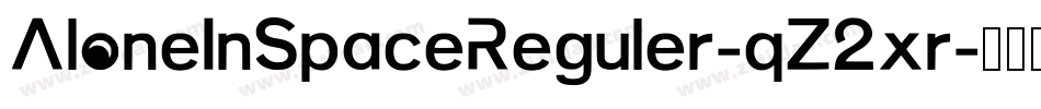 AloneInSpaceReguler-qZ2xr字体转换