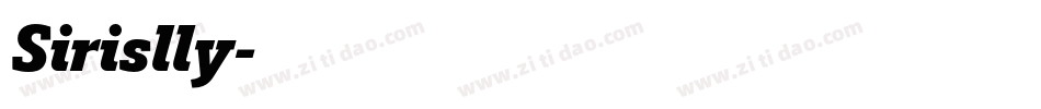 Sirislly字体转换