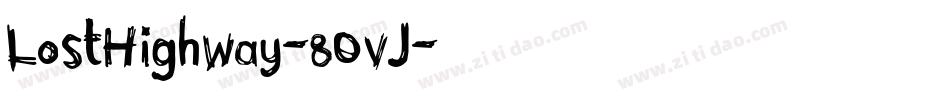 LostHighway-8OvJ字体转换