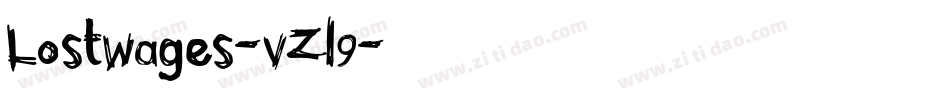 Lostwages-vZl9字体转换