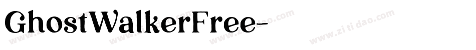 GhostWalkerFree字体转换