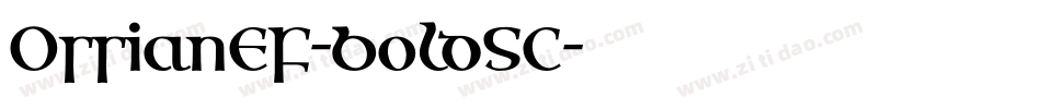 OssianEF-BoldSC字体转换
