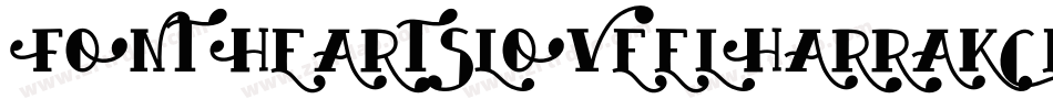 FontHeartsLoveElHarrakCElHarrakblogspotcom-2Vvv字体转换