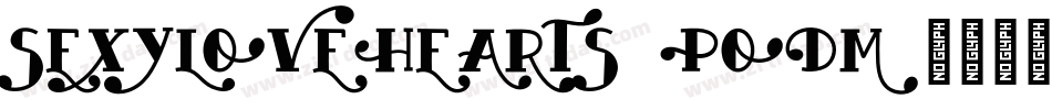 SexyLoveHearts-PoDm字体转换