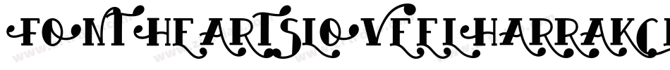 FontHeartsLoveElHarrakCElHarrakblogspotcom-2Vvv字体转换